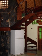 Inside stairs to upper rooms